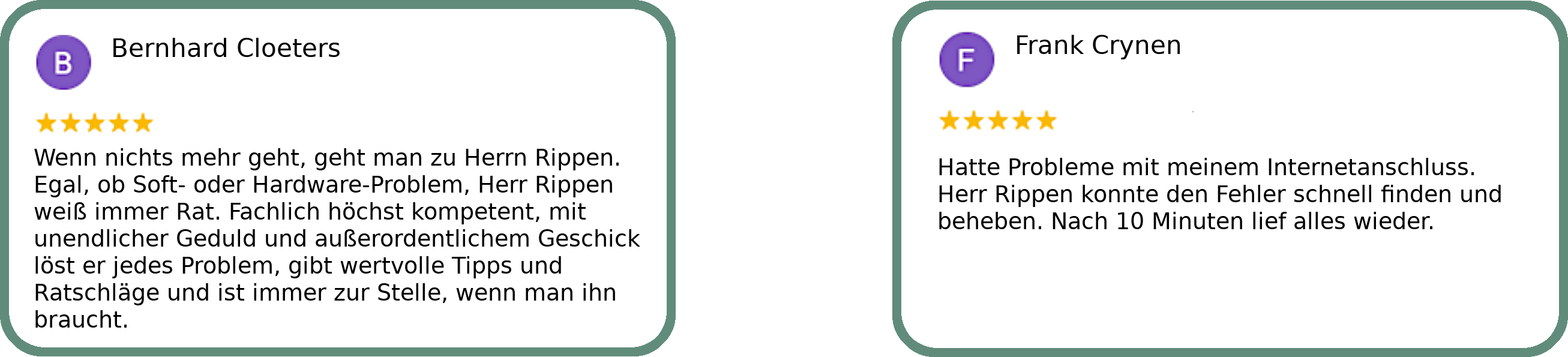 Kundenbewertung 1